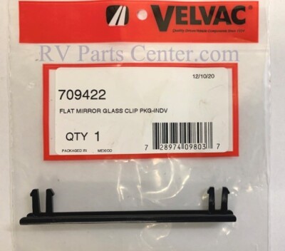 Velvac RV Mirror Head Flat Glass Clip , Velvac 709422 2020XG
