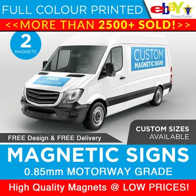 MERAKII-UK Custom order for magnetic signs for ebay user "SSTANT!!!! 2000MM X 600MM (PAIR)