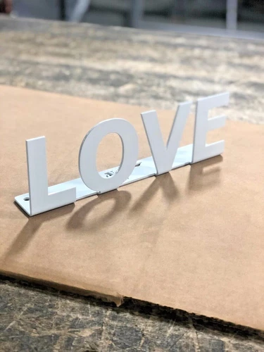 Tabletop Metal Letters Decorative Sign "Love" ❤️ Virginia is for Lovers 🇺🇸 