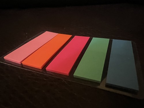 100 Pcs Sticky Annotation Mini Index notes Strip Labels Practical Bar Index - Picture 4 of 4