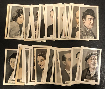 1934-50 Stars of British Films Godfrey Phillips Tobacco Movie Cards ''YOU PICK''