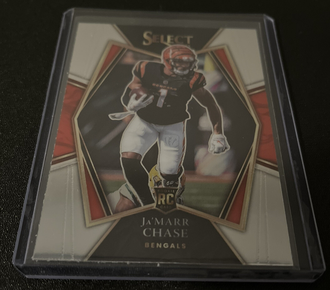 2021 Select JaMarr Chase Premier Level Rookie Card RC #147 Bengals