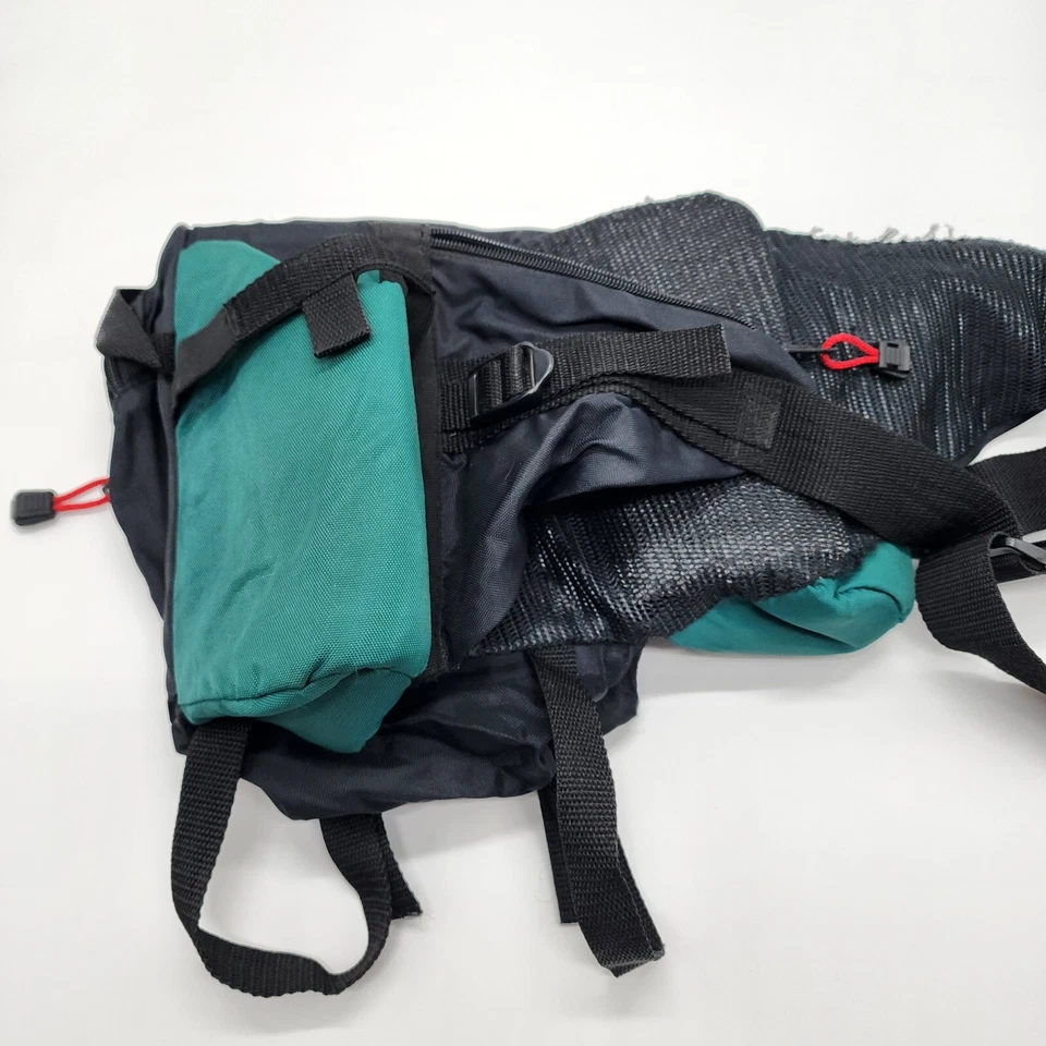 Винтажный Stansport Fanny упаковка 2 бутылки перевозчик зеленый туризм кемпинг снаряжение - Изображение 2 из 4