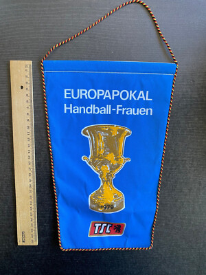 Wimpel EC 1979 TSC Berlin - Carvalho / VIF Sofia / IF Tranbjerg / Ferencvaros 