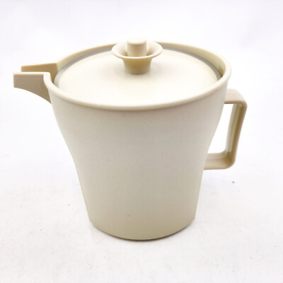 Vintage Tupperware Creamer Pitcher Almond #1414 Push Button N Seal Lid
