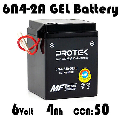 6N4-2A-5 6N4-2A-4 6V 4Ah Gel Battery For Kawasaki F7 F6 C2SS C2TR G3TR G4TR G5