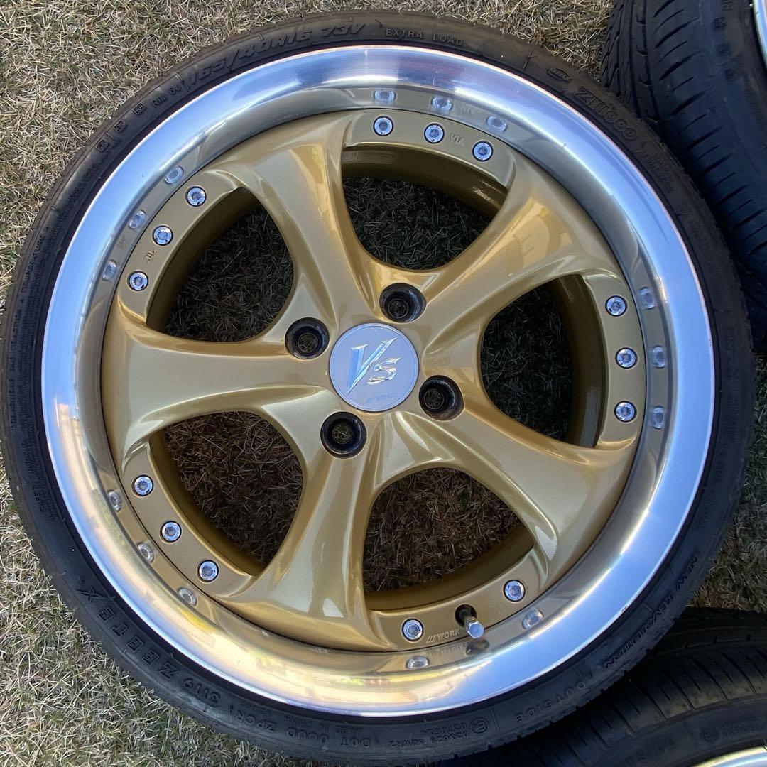 WORK VS-KF gold 4Wheels 16inch 6J +42 and 6.5J +45 4×100 NO WORK VS-KF gold 4Wheels 16inch 6J +42 and 6.5J +45 4×100 NO