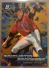 2018 Bowman Platinum #PPP-7 Forrest Whitley Prismatic Prodigies Orange SP #/25