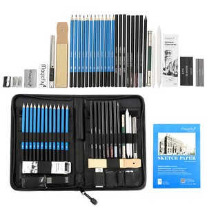41pc-Sketch-and-Drawing-Pencils-Set-Sketching-Art-Kit-Art-Supplies-Art-amp-Bag