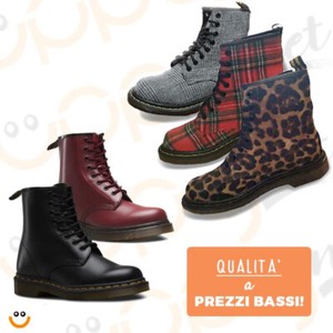 stivali bassi stringati