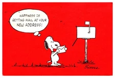 Snoopy Charles Schulz Halmark New Address  Fred Roy Longshore Burbank Ca  - A52
