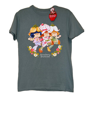 New Strawberry Shortcake And Friends Almond Tea Mint Tulip Women s Size XS Shirt