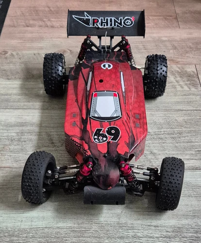 REELY Rhino II Buggy 1:10 mit 3 Akkus, 2.Satz Reifen, RC-Fernbedinung TOP