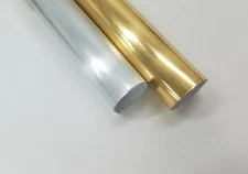 Brushed Chrome Silver Gold 12" x 24" Intermediate Cutting Craft Sign Vinyl Roll