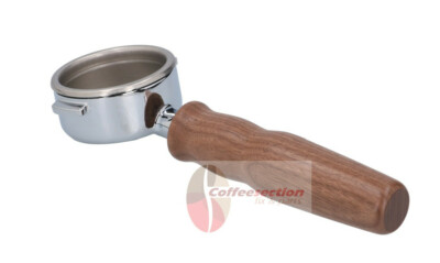Bottomless Portafilter for La Cimbali - 21g Basket - Walnut Wood Handle Italy