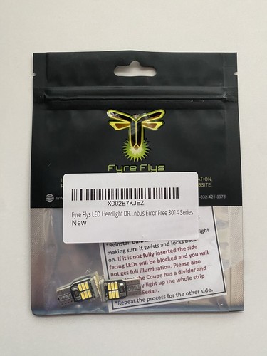 Fyre Flys LED Headlight 3014 Series Model No. 7 New in Package Pair of LED - Picture 5 of 6