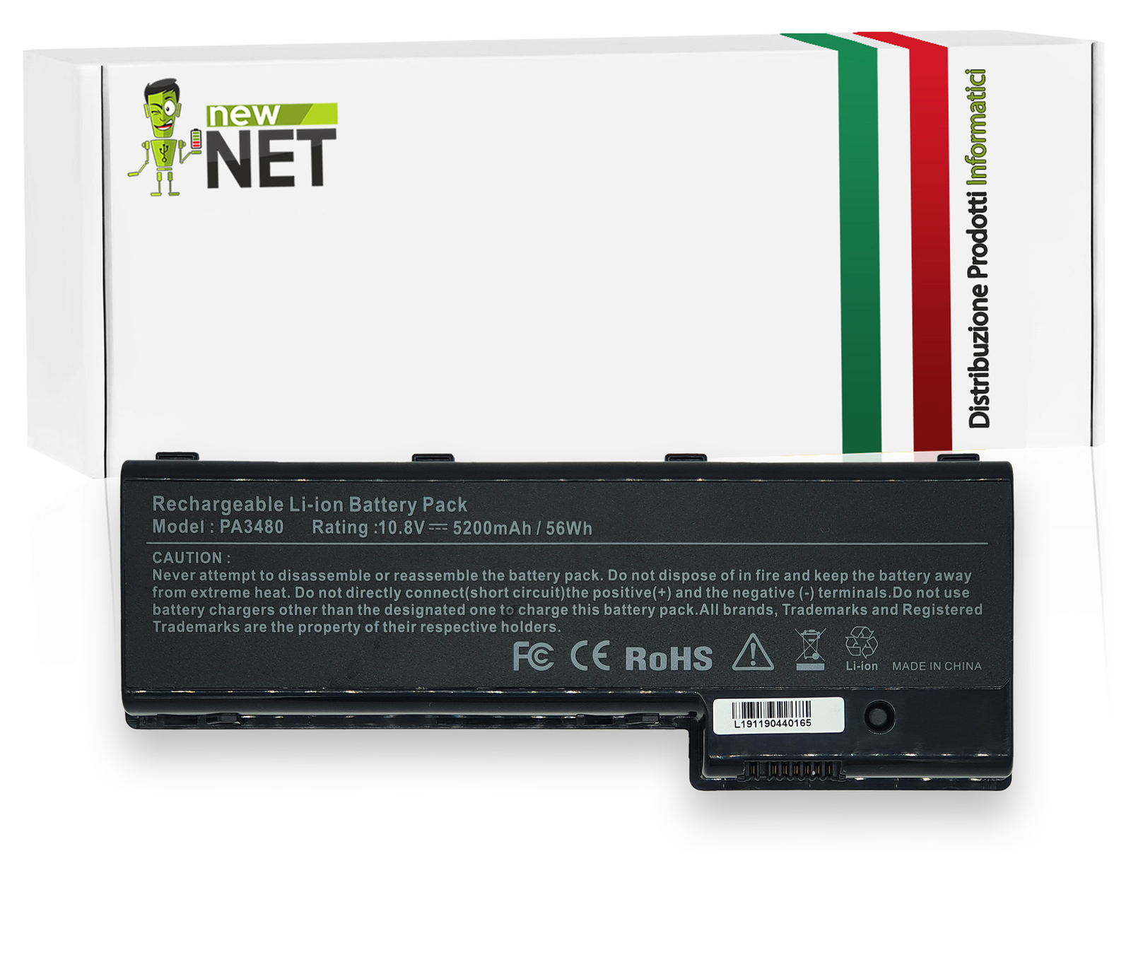 Batteria 5200mAh per Toshiba Satellite P105-S6167 P100-197 | Sconto