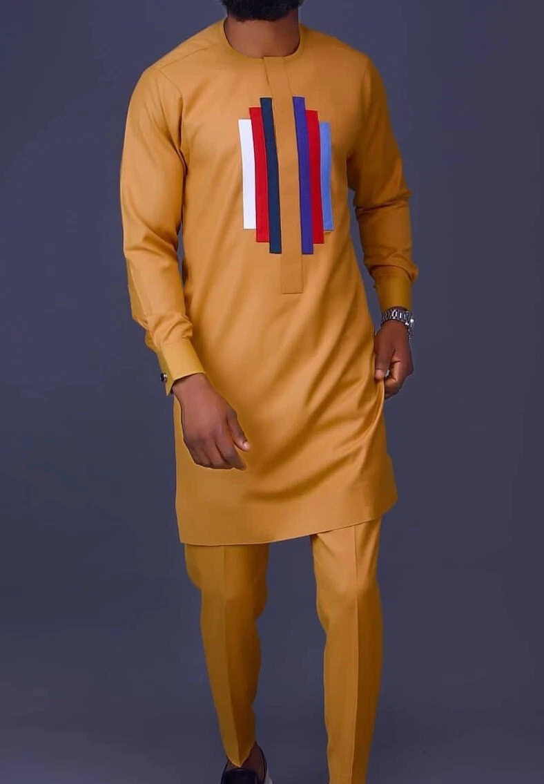 men&#039;s african kaftan top and set men's Casual | eBay