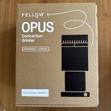 Fellow Opus Conical Burr Grinder Espresso & Coffee Matte Black