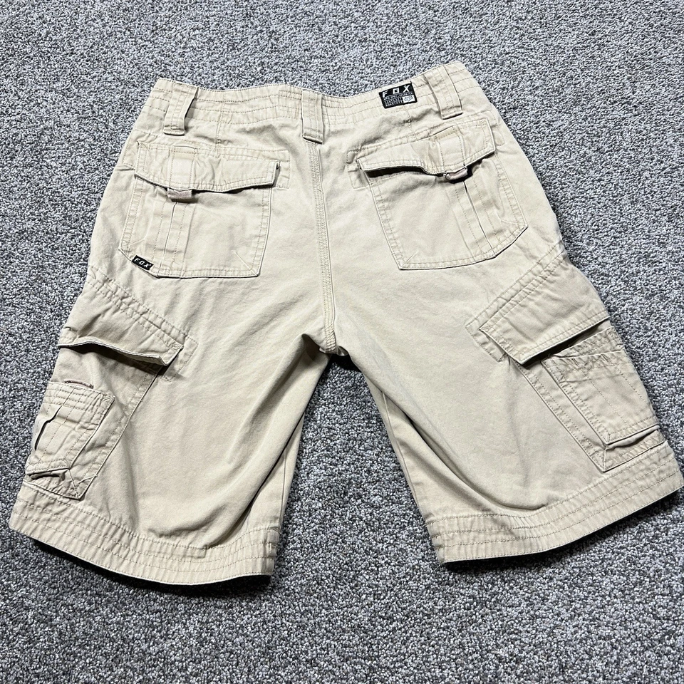 Fox Racing 短裤男式 28 棕褐色货物 10 英寸实用赛车户外斜纹布 — 第 2/4 张图片