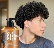 Curl Defining Cream Leave-In Non-Sticky Hydrates  Controls Frizz for Curly Hair