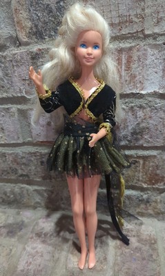 Vintage 1990 Teen Scene Jazzie Teen Star Cousin of Barbie Doll Mattel Loose