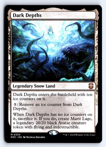 Dark Depths (Ripple Foil) - Modern Horizons 3 Commander #334