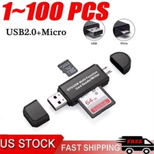 Card Reader USB 3.0 Type C Micro TF OTG Smart Memory Adapter Laptop Computer lot