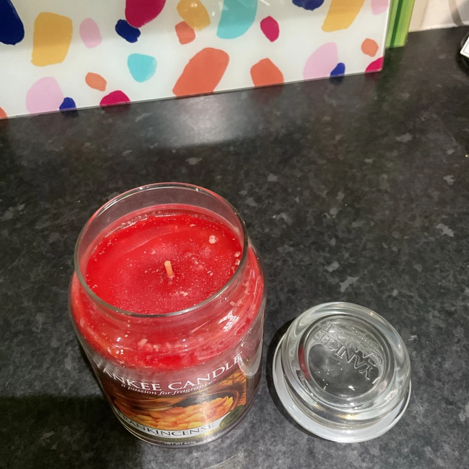 Yankee Candle Frankincense Large 623g Jar. New in Mint Condition 2014  - Image 4 of 4