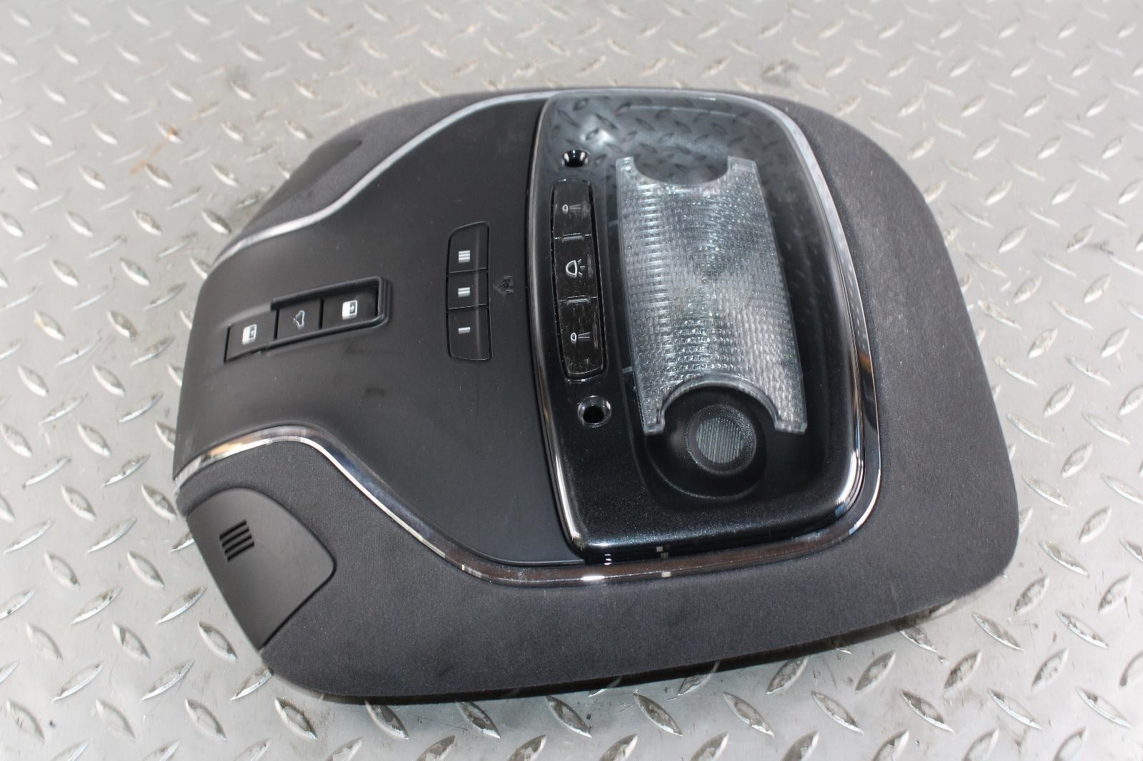 14-17 Ghibli Black Suede Overhead Roof Center Console Map Dome Lamps OEM Factory