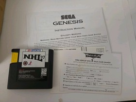 Sega Genesis II Core System W' Box, 2 Controllers, NHL97, Tested/Works, Read M67