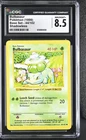 Shadowless Base Set Bulbasaur 44/102 CGC 8.5 NM/Mint WOTC Vintage Pokemon 1999