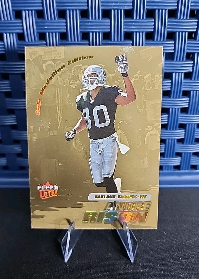 2001 Fleer Ultra - Andre Rison #67G Gold Medallion /250 - Oakland Raiders 