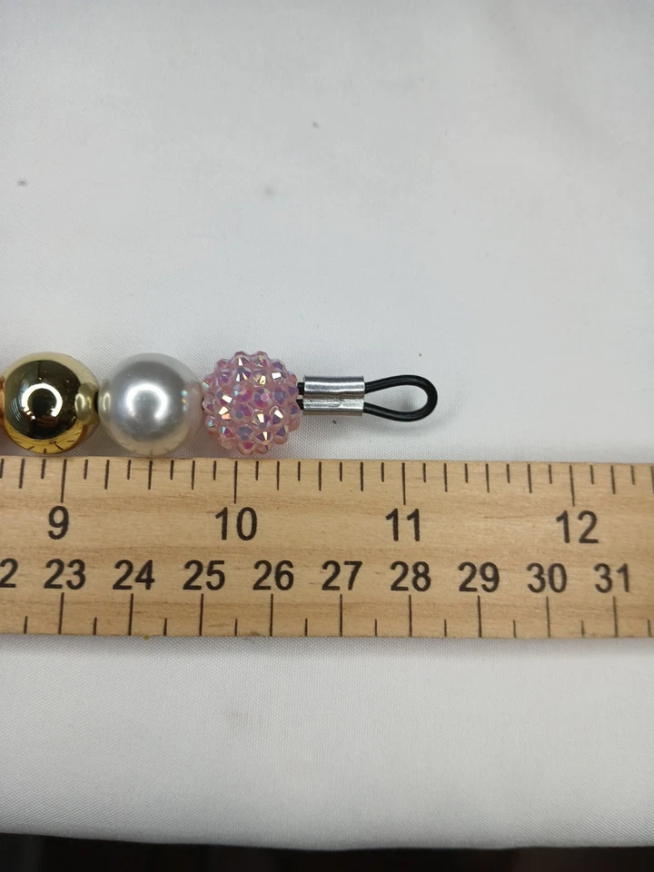 Handmade Make Me Shine Beaded Dog Puppy Collar Necklace Jewelry Durable S 11.25" - Image 3 of 4