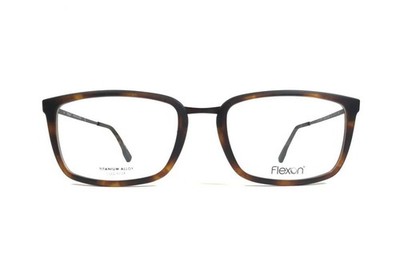 FLEXON FLE1082-215-55 Eyeglasses Frame Size 55mm 21mm 145mm BROWN TORTOISE 75066