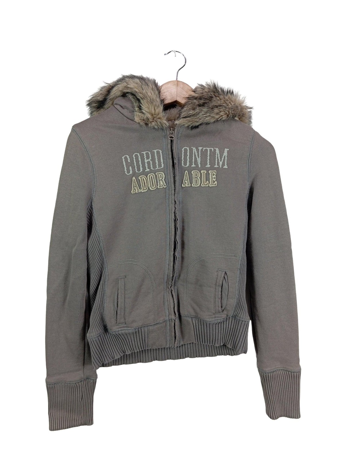 CORDON JEANS COMPANY Blouson Damen Jacke Gr. DE 36 hellgrau Casual-Look