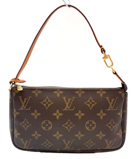 Auth Louis Vuitton Monogram Pochette M51980 Accessory Pouch IJO100068