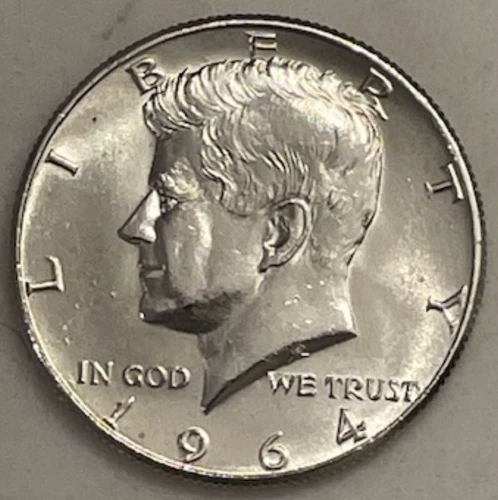 1964 P Kennedy Half Dollar - 90% Silver Uncirculated