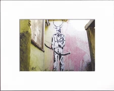 8X10" Matted Print Graffiti Art Picture: Zabou, Revenge of Nature 2012