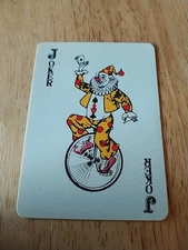 Vintage Joker Single Swap Playing Card Art Old Gaming Poker Game Fun Ads History