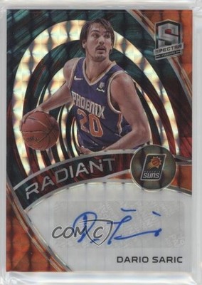 2019 Spectra Radiant Signatures Interstellar Prizm 38/49 Dario Saric Auto 03jn