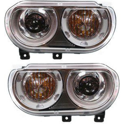 HID Xenon Headlight Set Left and Right For 2008-2014 Dodge Challenger