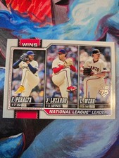 National League Leaders Wins (Freddy Peralta / Jesús Luzardo / Logan Webb) - 117