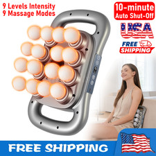 9 Modes Massage Gun Deep Tissue Percussion Massager Speed Muscle Vibrating Relax