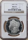 *1880 S MORGAN DOLLAR* *NGC MS65 STAR* *LOOKS DMPL* NR #CVIP99