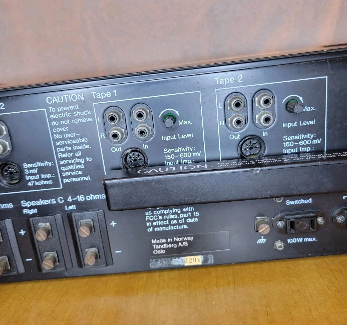 TANDBERG TR-2080  Vintage Stereo Receiver