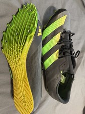 adidas Adizero HR0221 Running Spikes Black/Green US 11.5 Spike Wrench