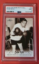 BABE RUTH 2016 Leaf RUTH Collection CARD #24 GRADED PSA 9 MINT NEW YORK YANKEES