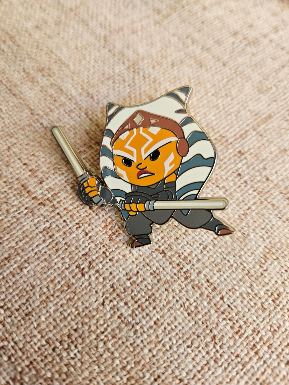 2026 Disney Star Wars Cute Ahsoka Tano Light Side Vs. Dark Side Box Mystery Pin