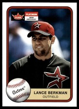 Lance Berkman 2001 Fleer Platinum #93 Astros MLB READ FREE SHIPPING AutographDen